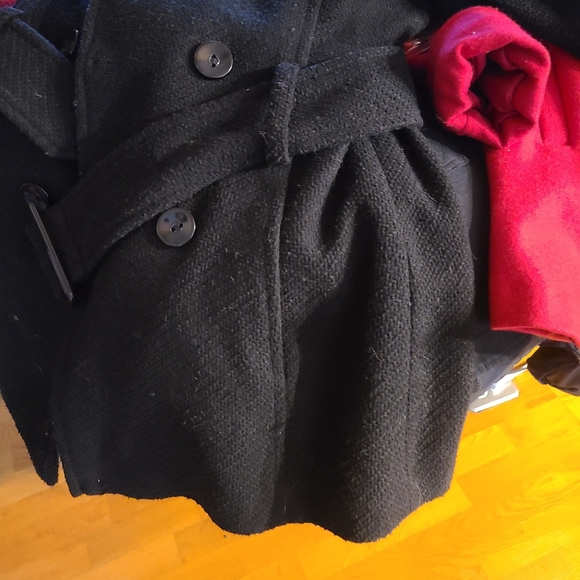 Sz M 3/4 Wool double breast coat - Picture 4 of 8